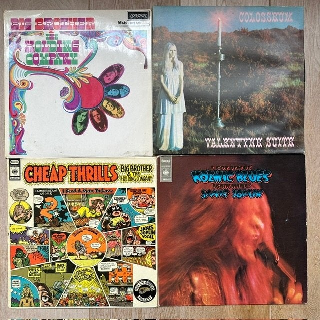 3 x Janis Joplin en 1 x Colosseum, LP, Gebruikt, Pop, Ophalen of Verzenden