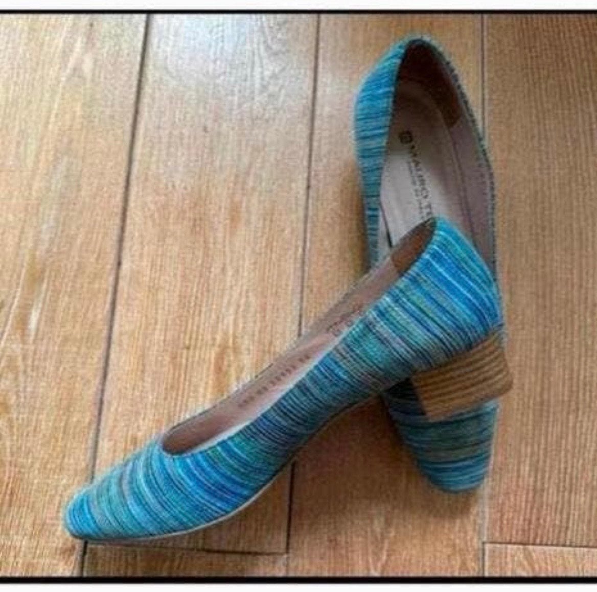 Mauro Teci Leren Pumps Maat 38 - Zo goed als nieuw, Kleding | Dames, Ophalen of Verzenden, Zo goed als nieuw, Blauw, Pumps
