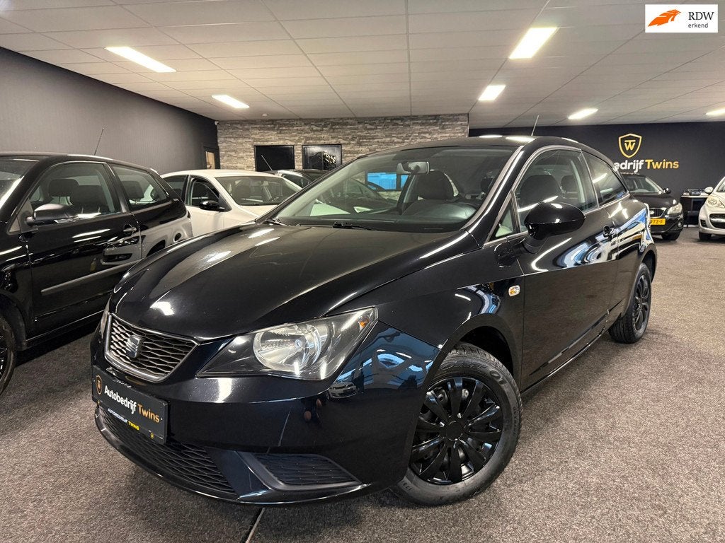 SEAT Ibiza SC 1.2 style|airco|nieuwe ketting, Auto's, Seat, Bedrijf, Te koop, Ibiza, ABS, Airbags, Elektrische ramen, Multifunctioneel stuurwiel