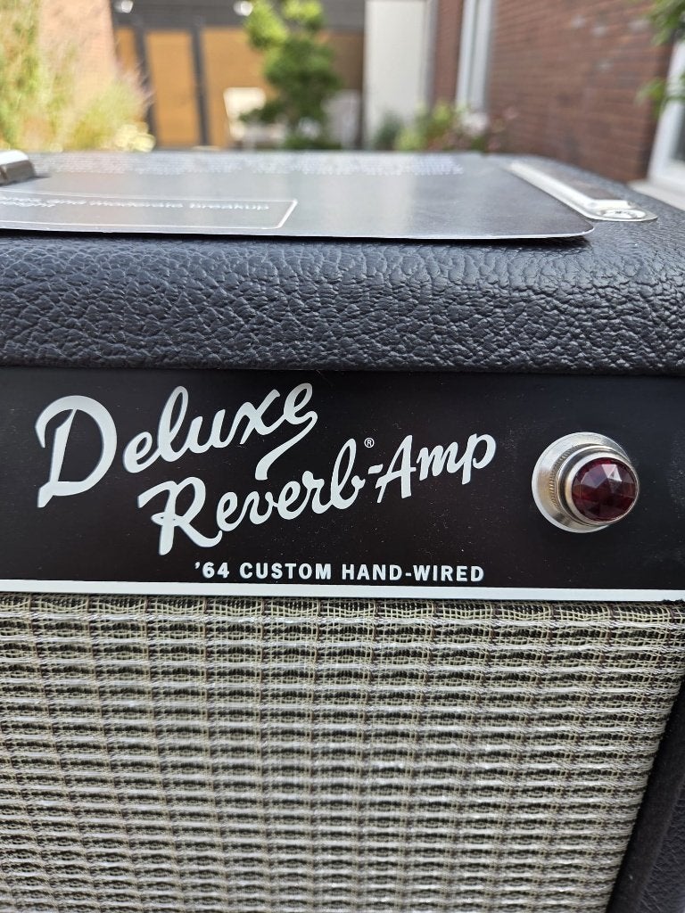 Fender '64 Custom Hand-Wired Deluxe Reverb-Amp, Muziek en Instrumenten, Versterkers | Bas en Gitaar, Ophalen, Zo goed als nieuw