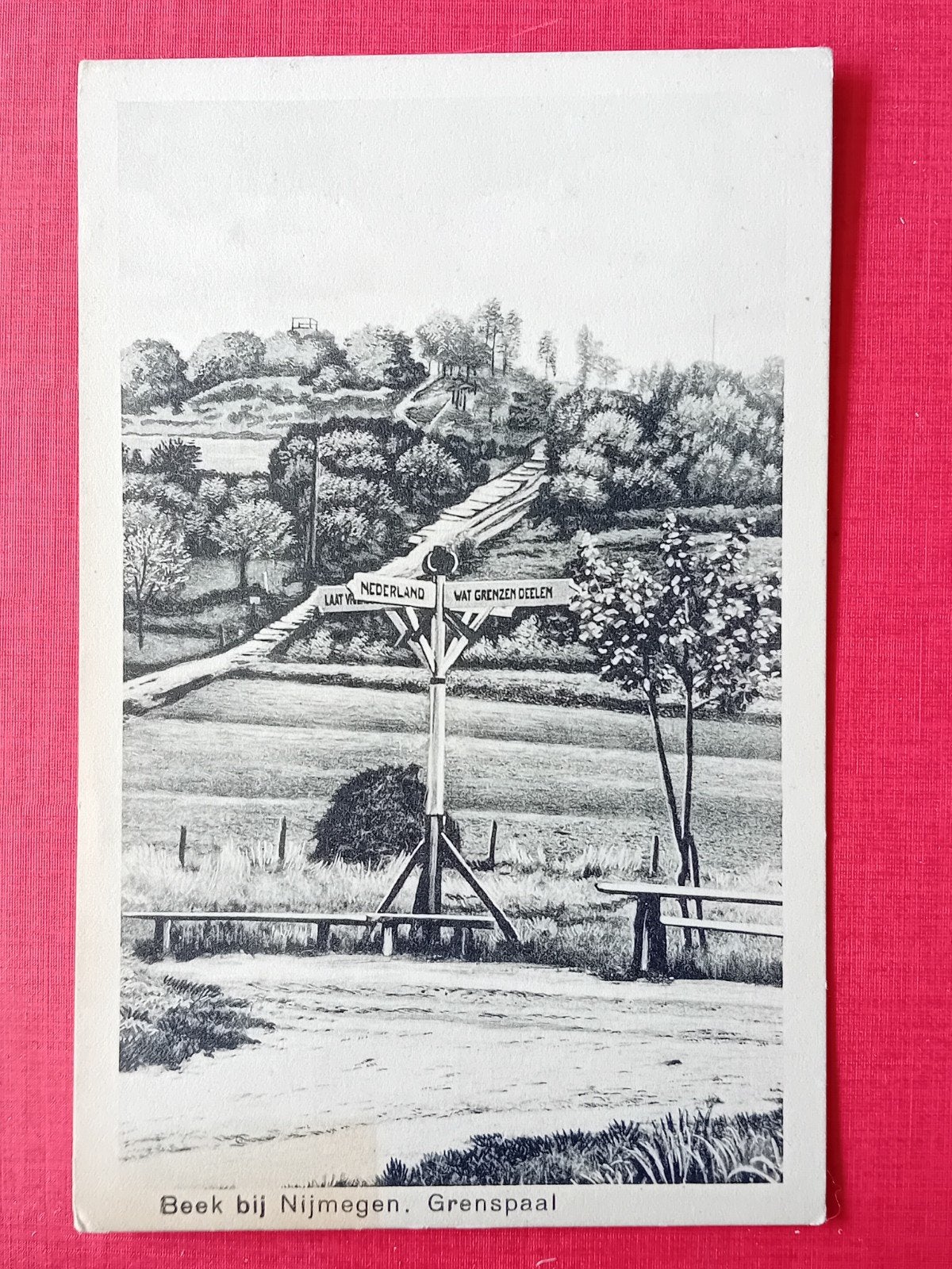 Ansichtkaart Beek bij Nijmegen, Ophalen of Verzenden, Gelderland