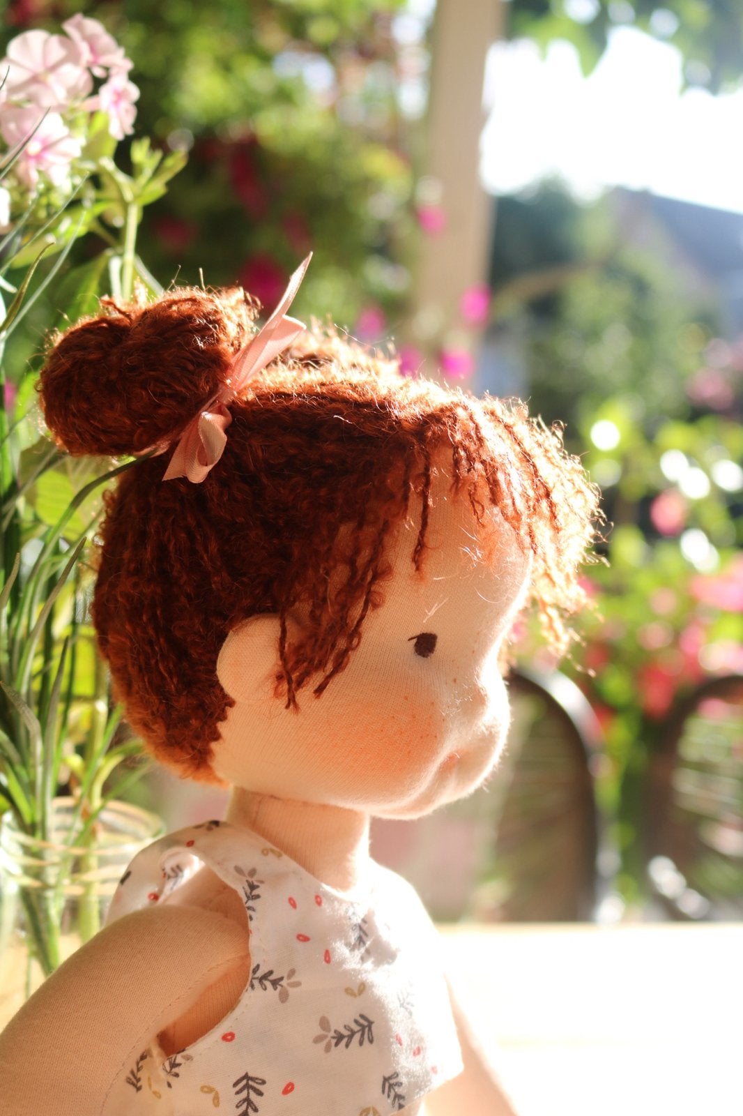 Waldorf inspired pop miss Chrissy, Verzamelen, Poppen, Ophalen of Verzenden, Nieuw