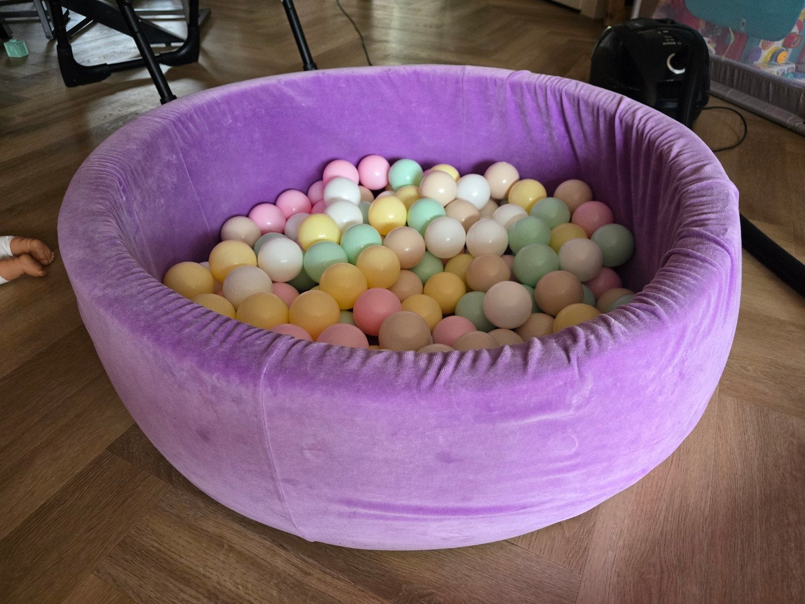 Ballenbak inclusief ballen - Paars, Ophalen, Gebruikt, Jongen of Meisje