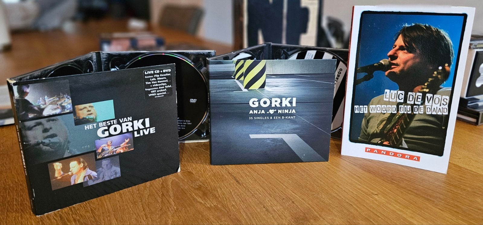 Gorki CD/DVD Boxsets & Luc De Vos Boek, Cd's en Dvd's, Ophalen of Verzenden, Zo goed als nieuw