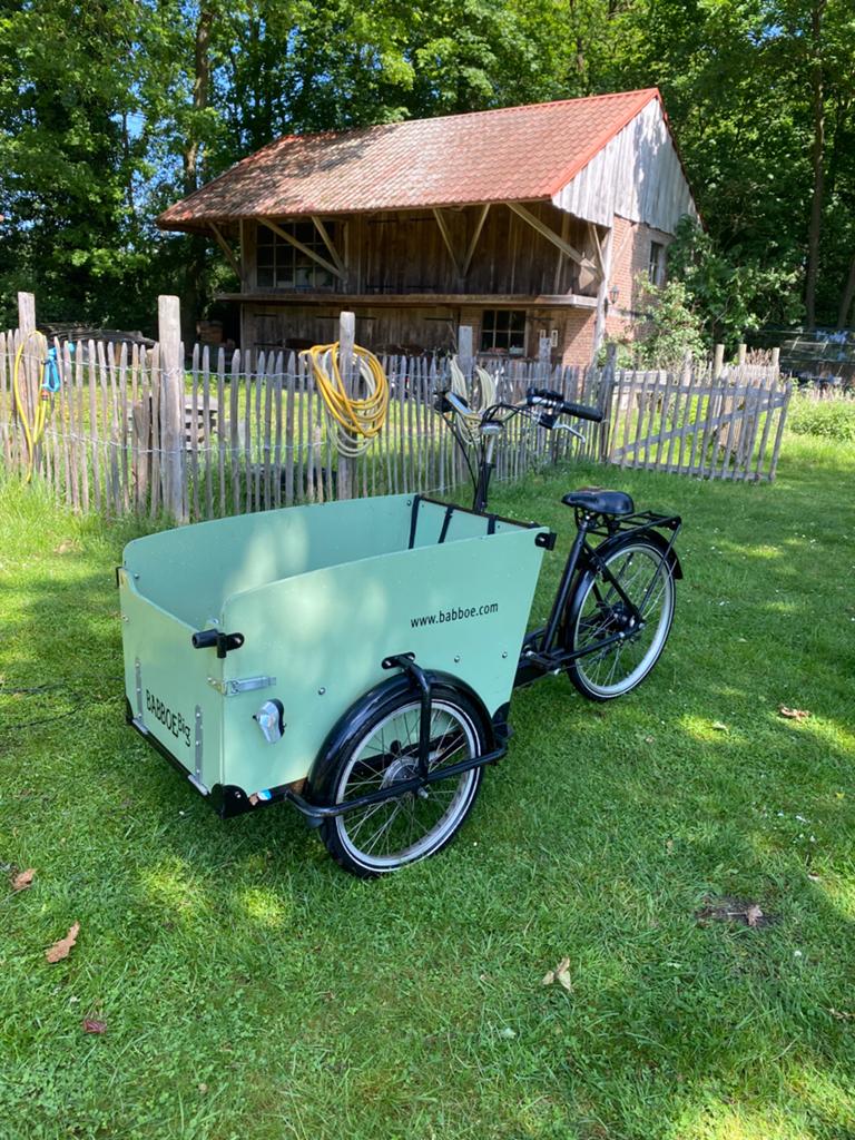 Babboe Big elektrische bakfiets met storing, Gebruikt, Velgrem, Elektrisch, 2 kinderen