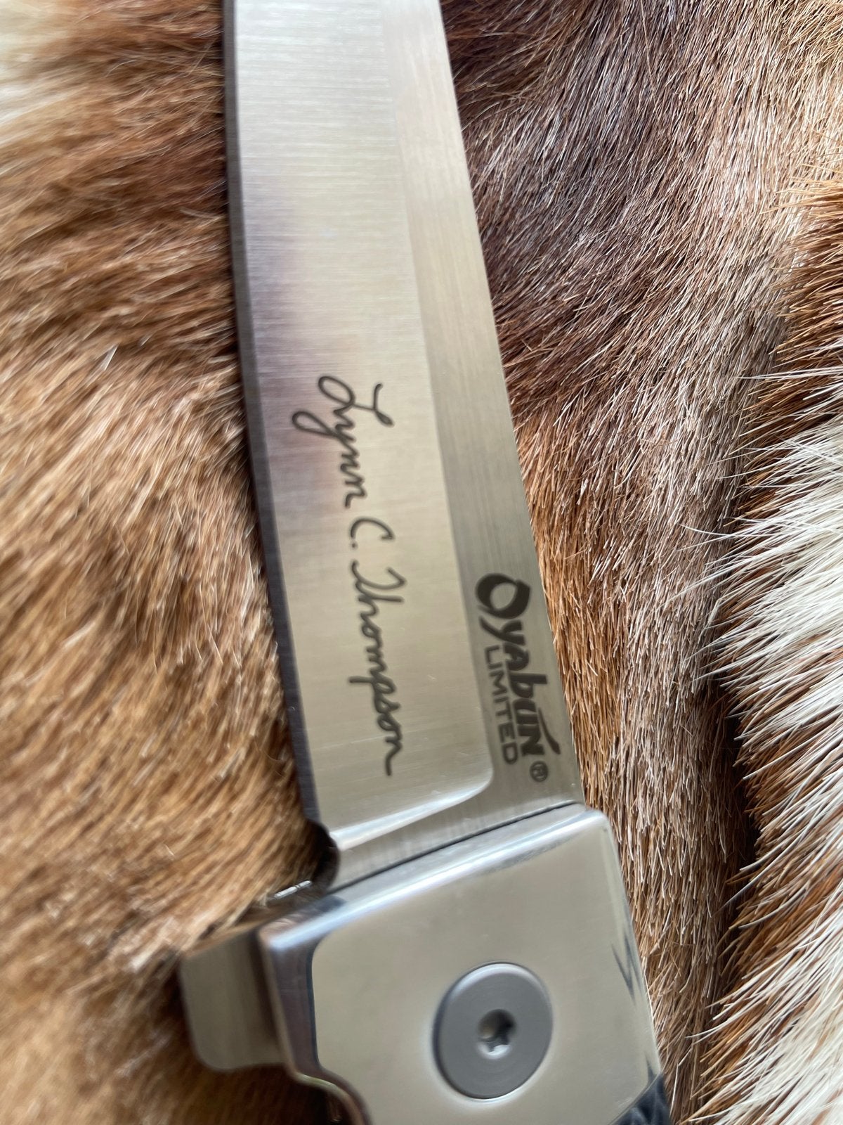 Cold Steel Oyabun Limited Lynn C. Thompson Zakmes, Hobby en Vrije tijd, Overige Hobby en Vrije tijd, Ophalen of Verzenden, Zo goed als nieuw