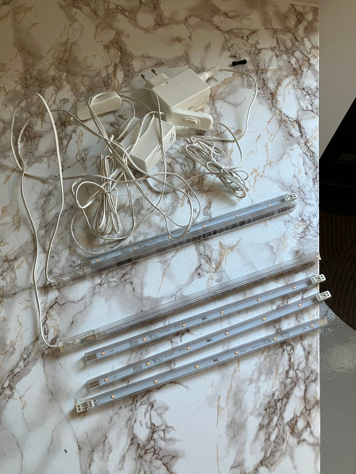 Ikea Ledberg ledstrips 6x, Ophalen of Verzenden, Zo goed als nieuw, Wit, IKEA