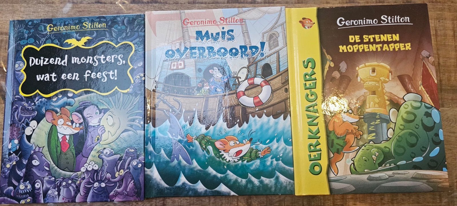 Geronimo Stilton boeken - 3 stuks, Ophalen, Zo goed als nieuw, Geronimo Stilton, Fictie