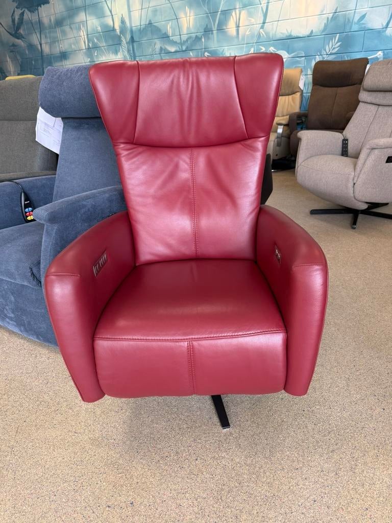 Prominent sta op relax stoel relaxfauteuil gratis bezorging, Ophalen of Verzenden, Zo goed als nieuw, Leer, Ruim 100 top merken in onze outlet in alle kleuren en maten