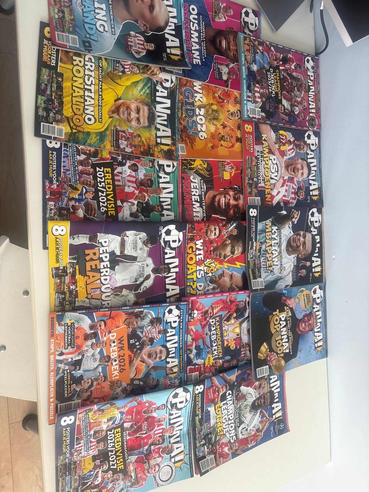 Panna! Voetbaltijdschriften - Grote collectie, Ophalen of Verzenden, Zo goed als nieuw, Sport en Vrije tijd