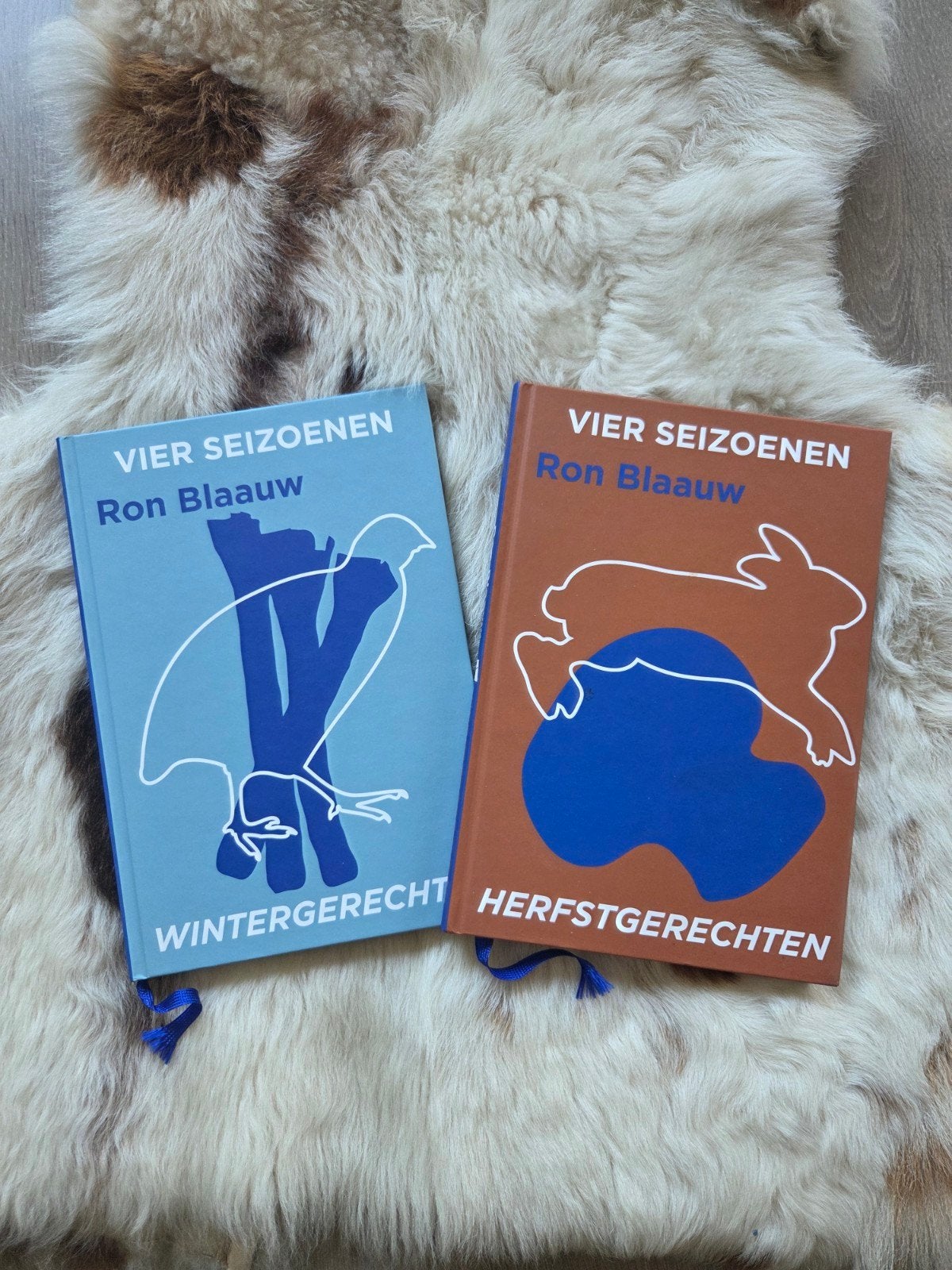 Vier Seizoenen kookboeken Ron Blaauw (deel 1 & 2), Hoofdgerechten, Ophalen of Verzenden, Zo goed als nieuw, Ron Blaauw