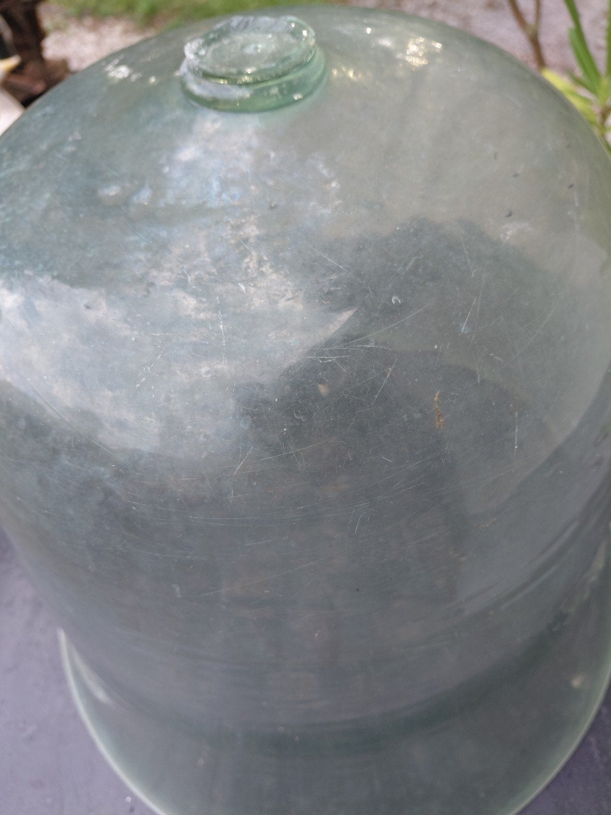 antieke cloche, Ophalen