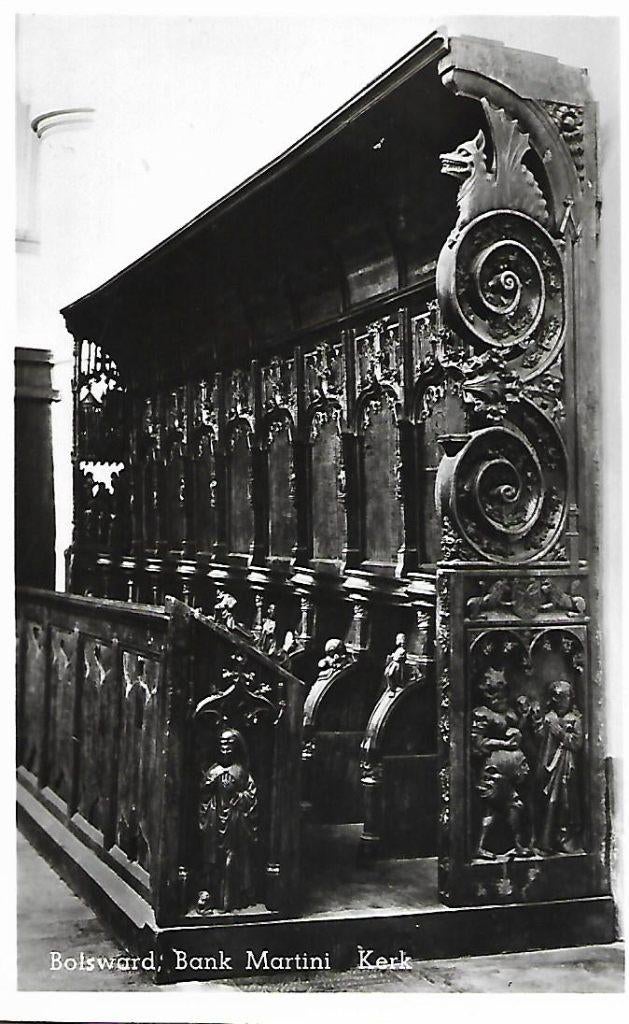 Bolsward- -Bank Martini Kerk., Verzenden, 1960 tot 1980, Ongelopen, Friesland