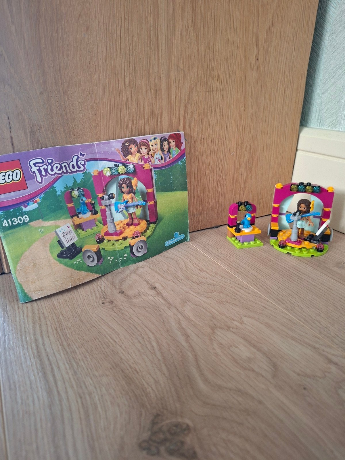 LEGO Friends 41309 Andrea's Muziekshow compleet, Ophalen of Verzenden, Zo goed als nieuw, Overige merken