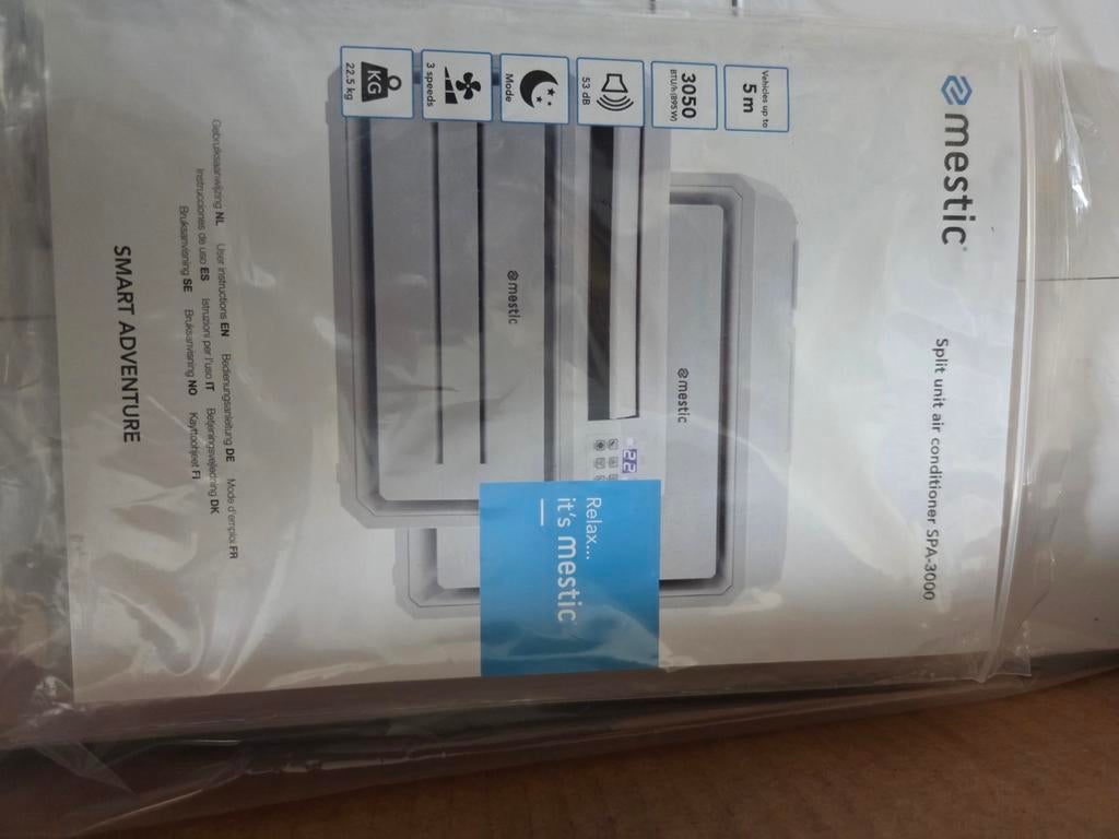 Airco voor in de caravan GERESERVEERD, Caravans en Kamperen, Ophalen of Verzenden, Nieuw