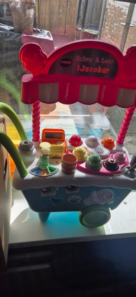 Ijscokar vtech, Kinderen en Baby's, Ophalen of Verzenden, Kunststof