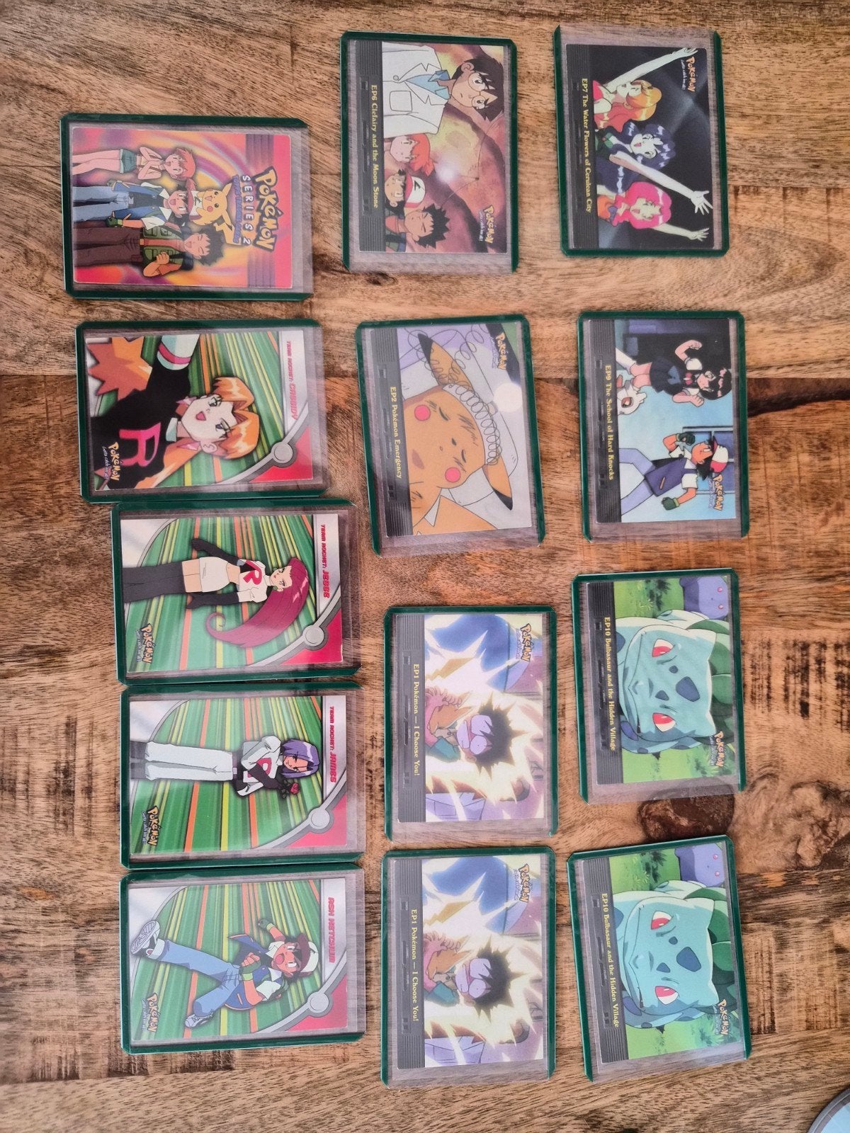 Topps Pokémon blauwe serie (1e editie) - 34 kaarten, Ophalen of Verzenden, Meerdere kaarten