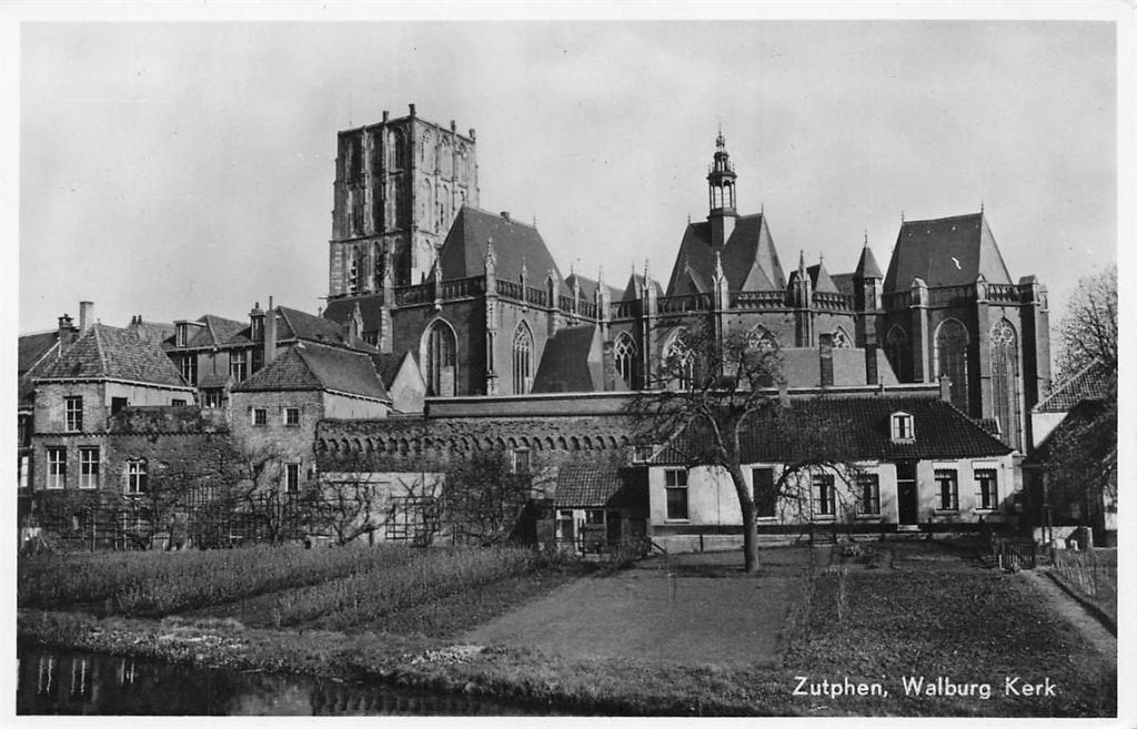 703-416-017 Zutphen Walburg Kerk, Verzenden, Voor 1920, Gelderland