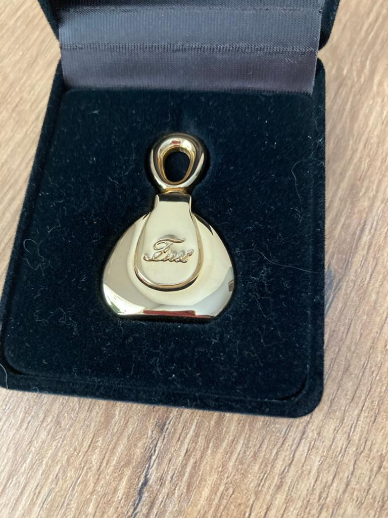 Vintage Van Cleef & Arpels First Parfum Broche/Pin, Overige materialen, 4 tot 7 cm, Nieuw, Ophalen of Verzenden