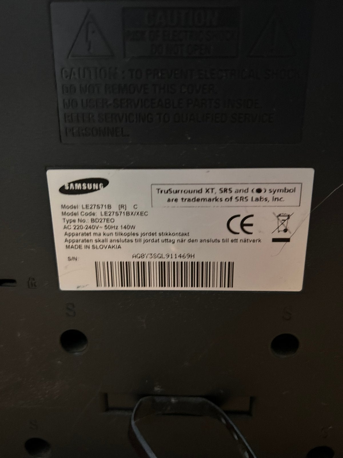 Samsung TV, 26 inch, Ophalen, Gebruikt, 50 Hz, HD Ready (720p)