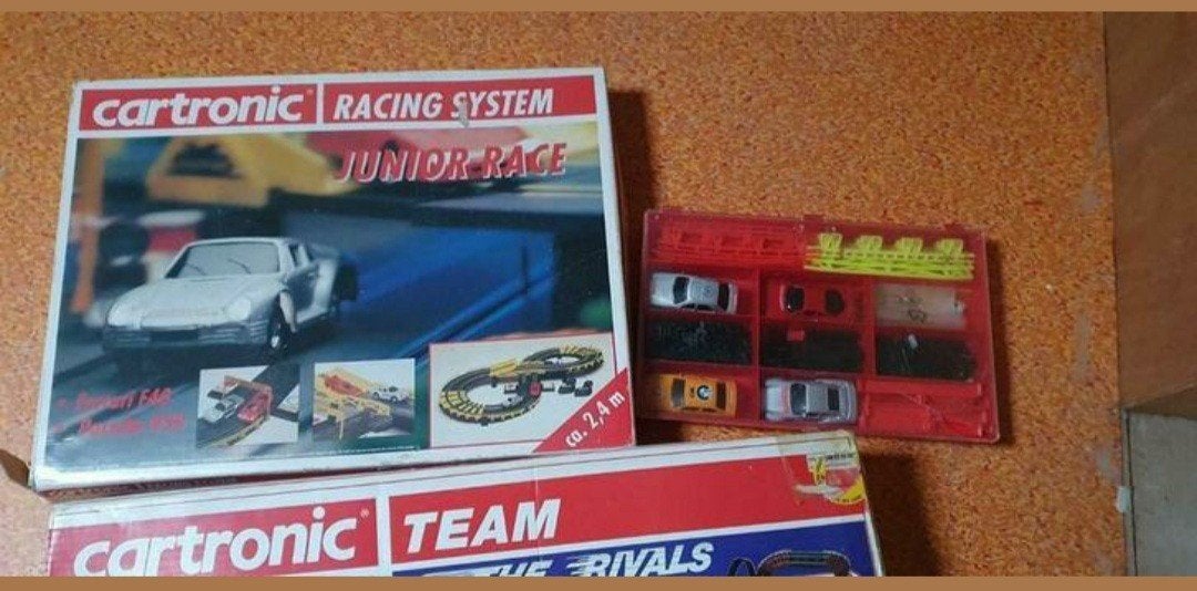 Twee dozen Cartronic racebanen, Ophalen of Verzenden, Gebruikt, Elektrisch, Overige merken