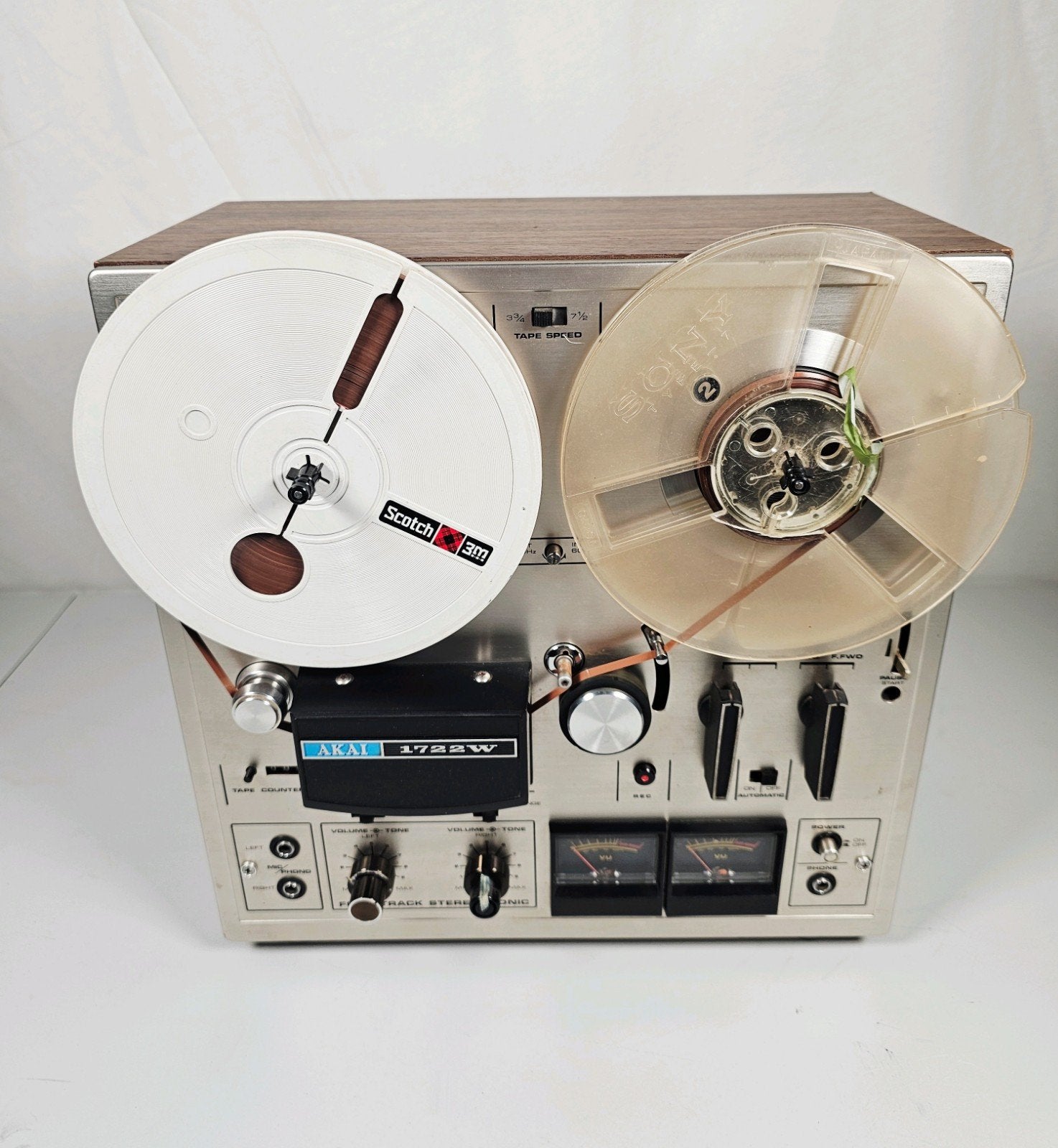 AKAI 1722W Bandrecorder – Vintage – Servicebeurt Nodig, Audio, Tv en Foto, Bandrecorders, Ophalen, Nvt, Nvt, Nvt
