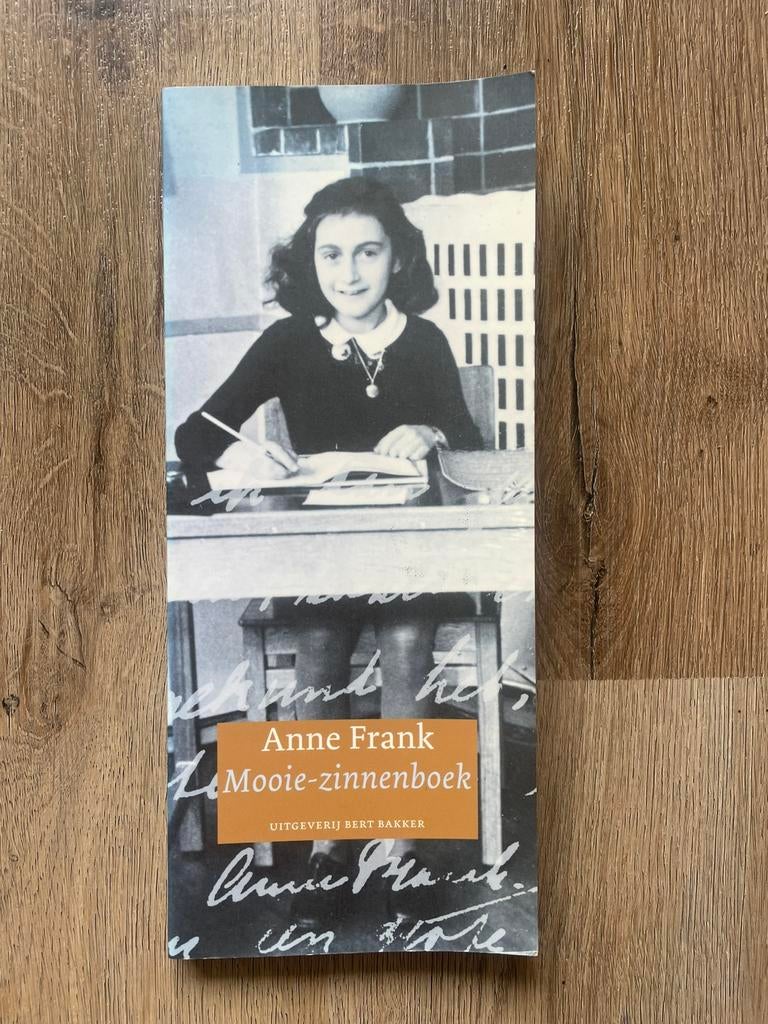 Mooie-zinnenboek van Anne Frank, Ophalen of Verzenden, Zo goed als nieuw, Overige