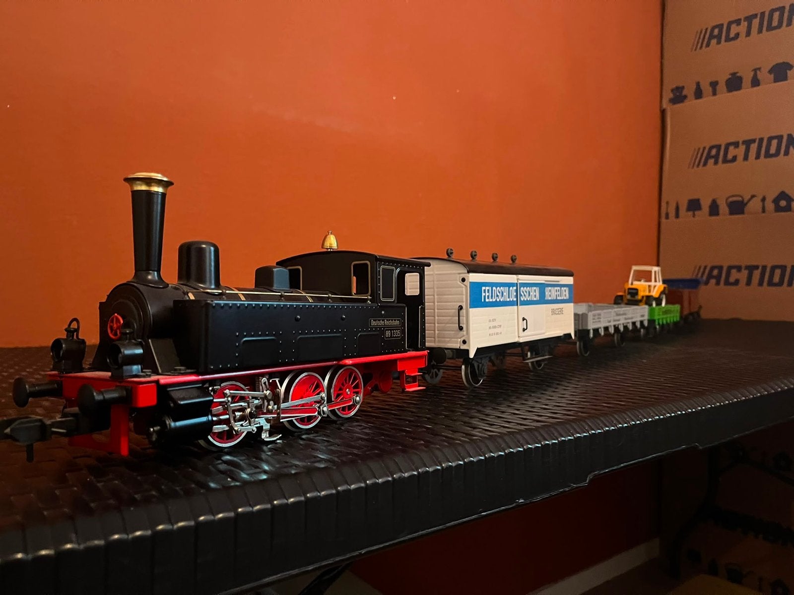 Märklin Maxi Treinset met Locomotief 54502 en Wagons, Hobby en Vrije tijd, Modeltreinen | Overige schalen, Wisselstroom, Ophalen of Verzenden
