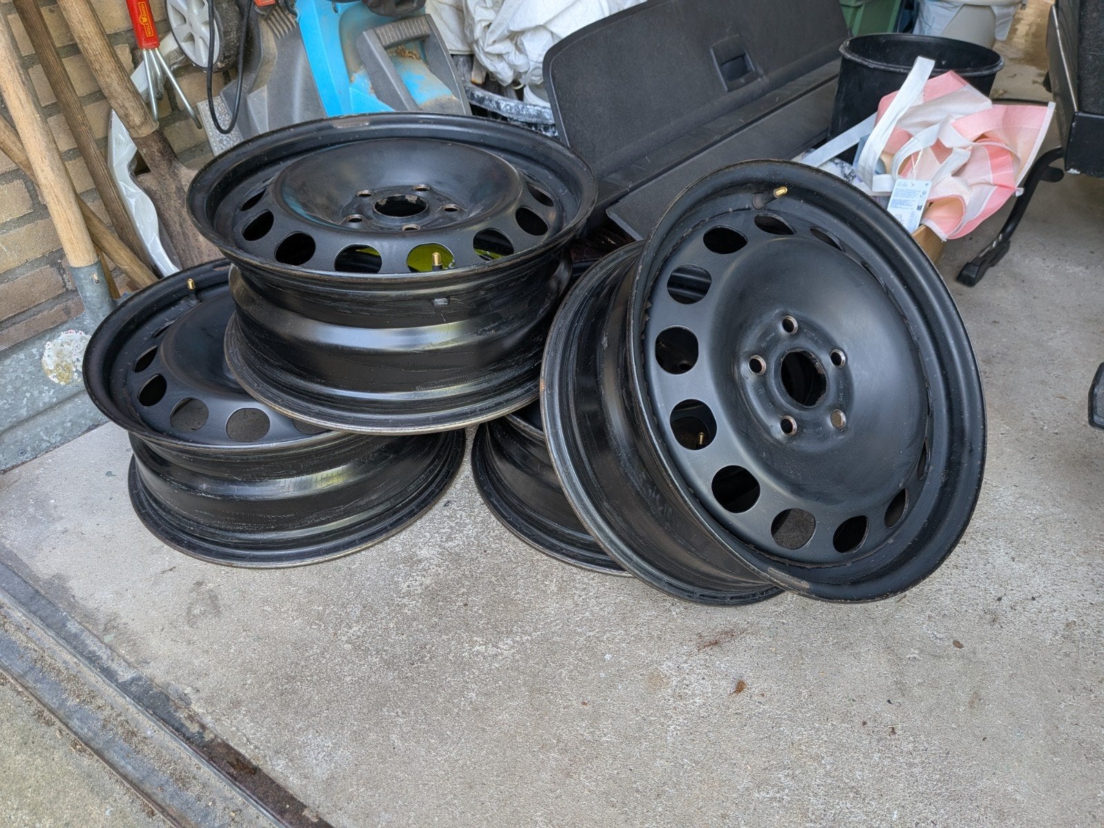 Stalen velgen 16 inch, Ophalen, Gebruikt, Velg(en), 16 inch