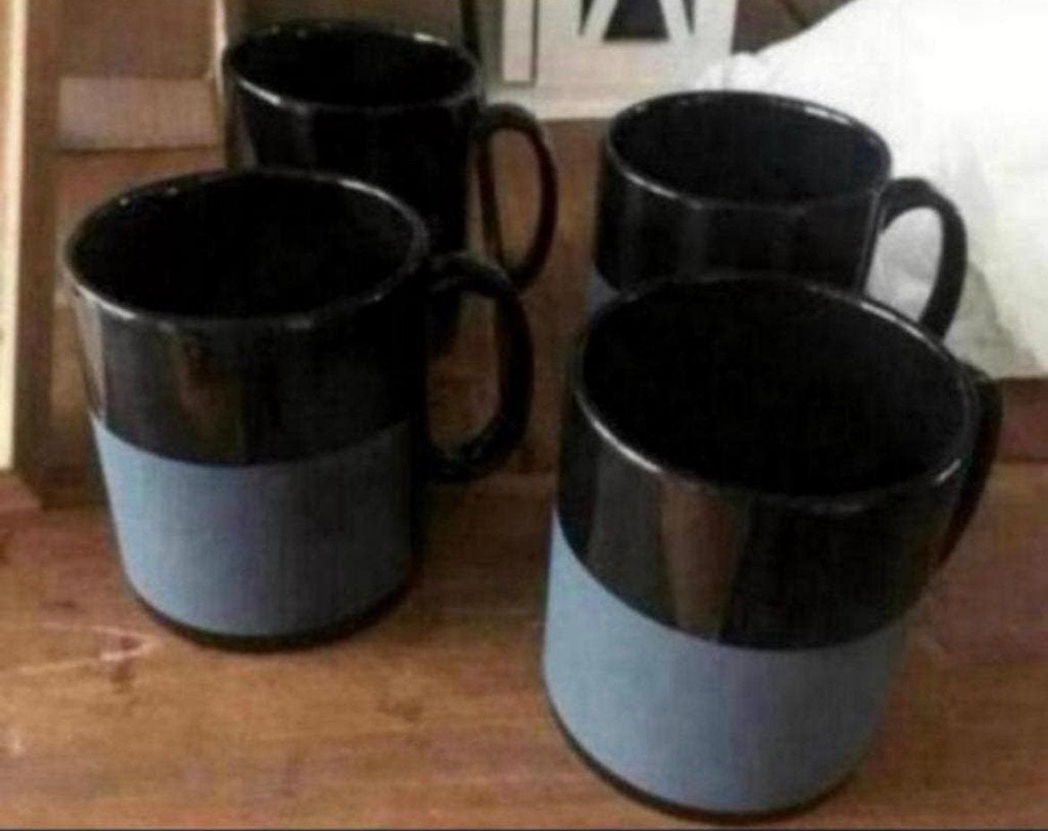 Connecting Cups 4 st. Theemokken / Thee Mokken op rek NIEUW, Huis en Inrichting, Overige materialen, Nieuw, Ophalen of Verzenden