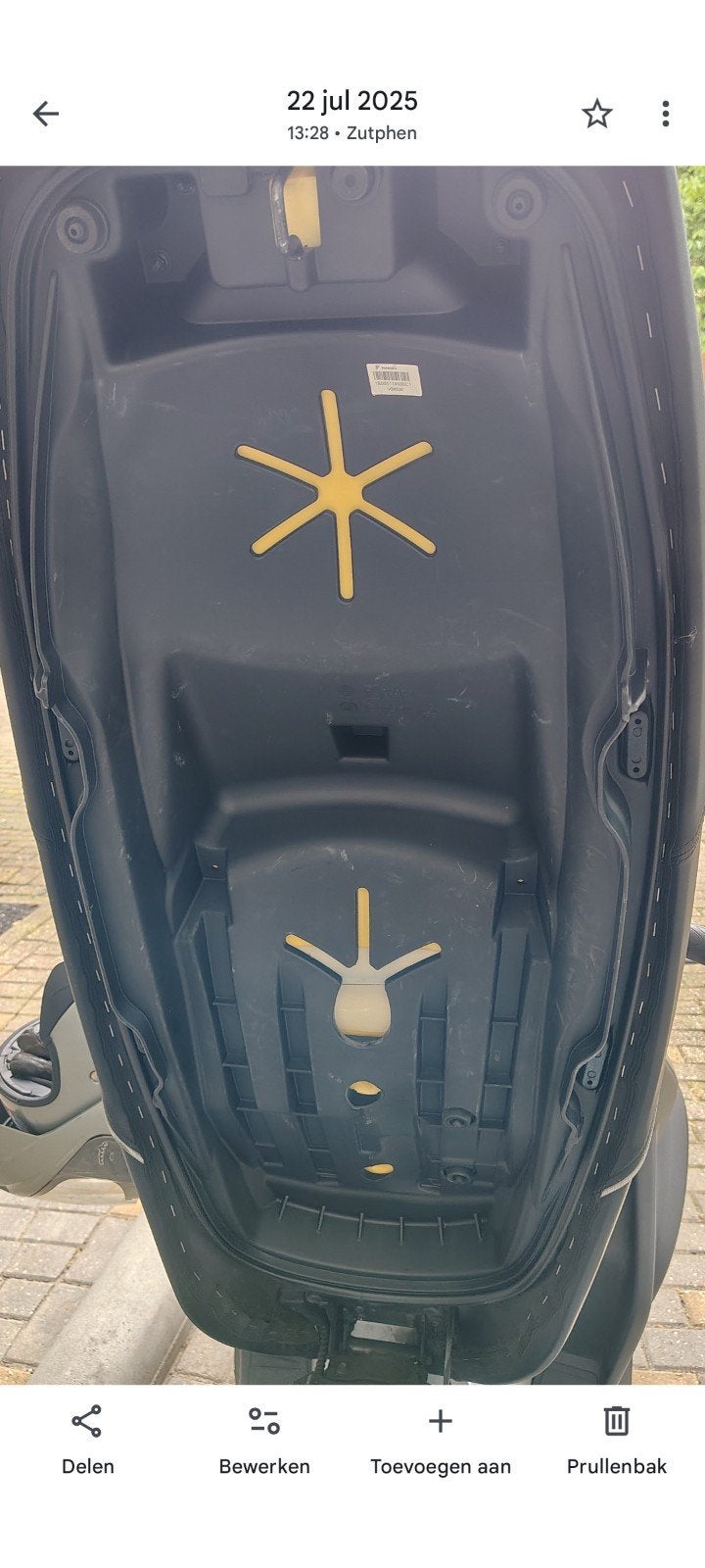 Te koop, Piaggio mp3 zadel model 2019 onbeschadigd., Motoren, Onderdelen | Overige, Ophalen