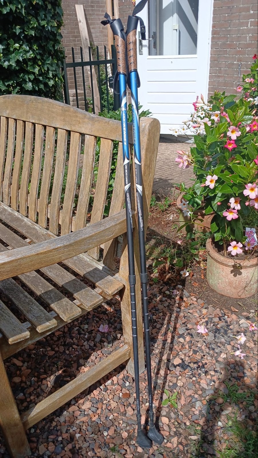 Set van 2 ProKennex Nordic Walking / wandelstokken, Overige typen, Zo goed als nieuw, Overige sporten, Ophalen