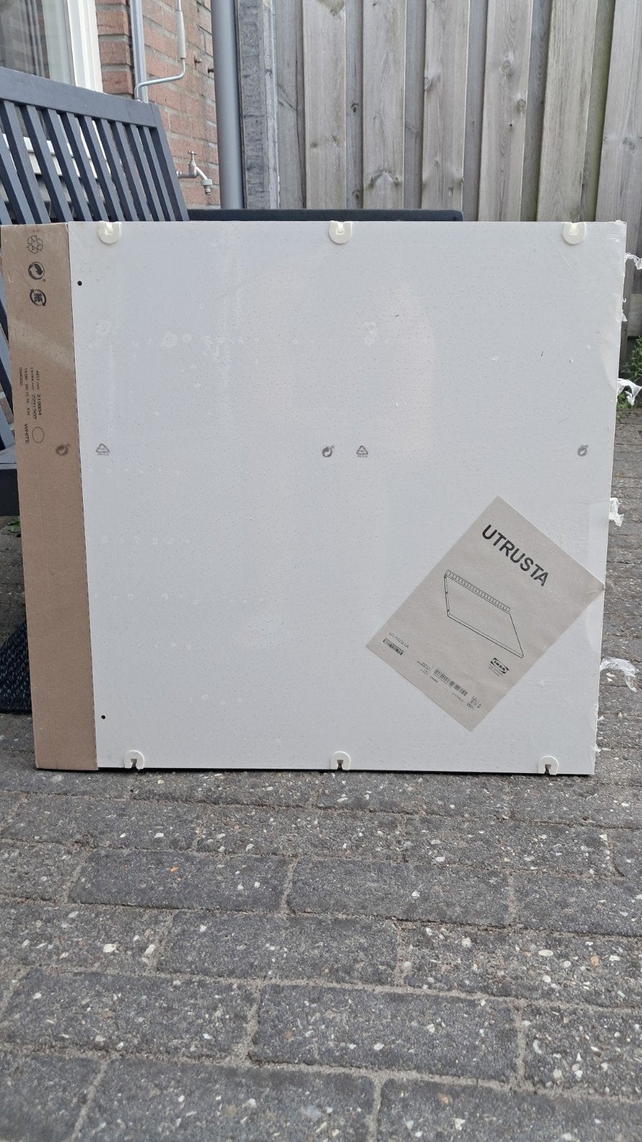 2x IKEA UTRUSTA plank wit - Nieuw in verpakking, Ophalen, Overige typen, IKEA, Nieuw