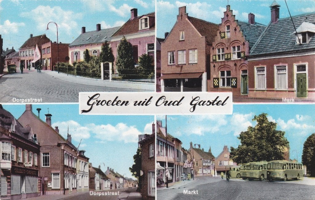 Goeten uit Oud Gastel - 4 luik, Verzenden, 1960 tot 1980, Ongelopen, Noord-Brabant