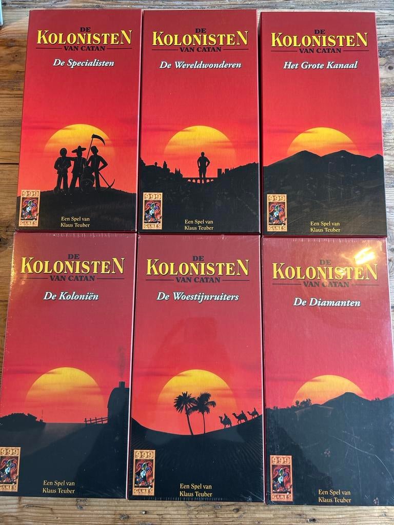 Kolonisten van Catan: Complete Uitbreidingsset (3x Sealed), Ophalen, Zo goed als nieuw