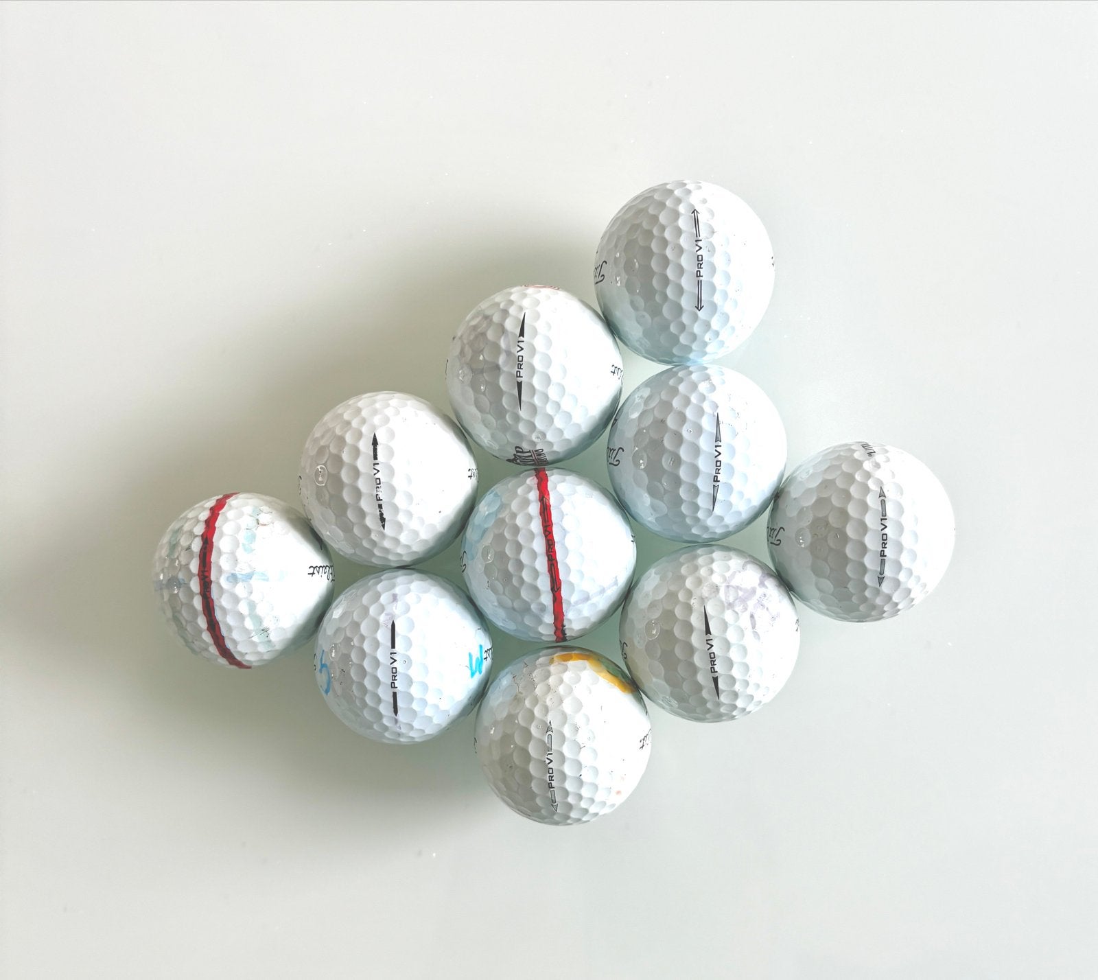 #3 Golfballen - Titleist Pro V1 | 10x, Ophalen, Gebruikt, Bal(len), Overige merken