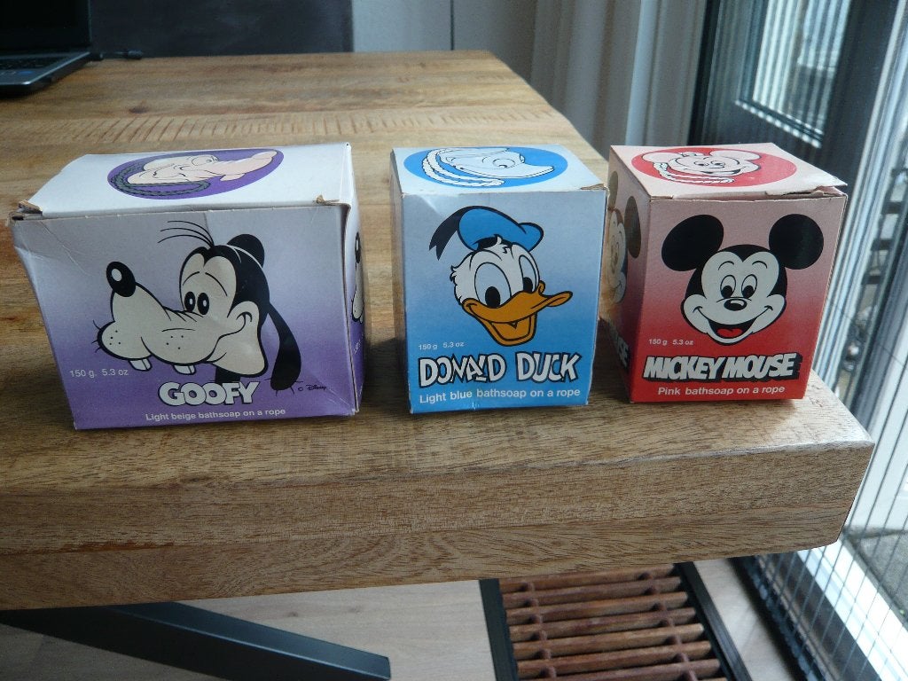 3 disney zeepfiguren, Verzamelen, Ophalen of Verzenden, Overige figuren, Beeldje of Figuurtje