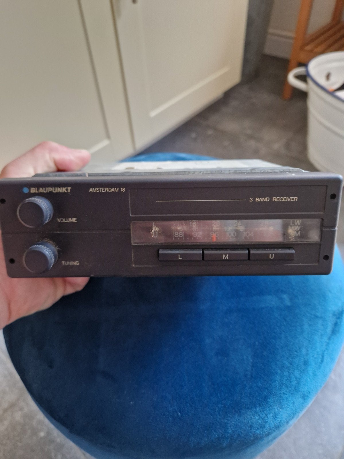 Blaupunkt Amsterdam 18 Autoradio - Vintage 3 Band Receiver, Ophalen, Gebruikt