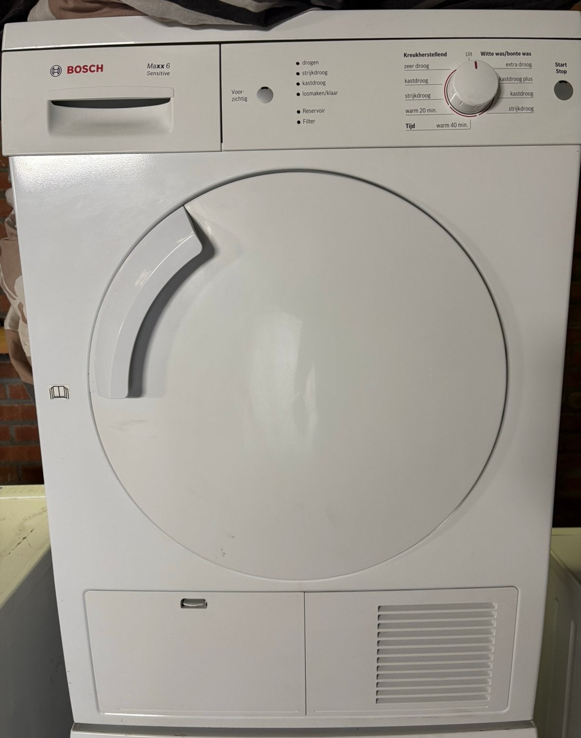 Bosch Maxx 6 Sensitive wasdroger – nieuwstaat, 6 tot 8 kg, Minder dan 85 cm, Ophalen of Verzenden, Zo goed als nieuw