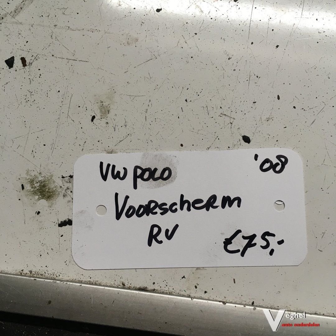 Vw Polo 2008 Voorscherm Rechtsvoor, Auto-onderdelen, Carrosserie en Plaatwerk, Ophalen, Gebruikt, -, -