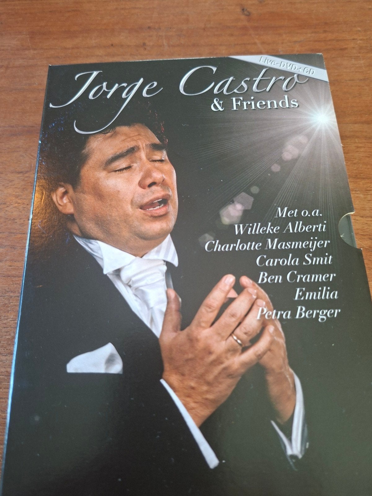 Jorge Castro & Friends Live-DVD+CD, Ophalen of Verzenden, Zo goed als nieuw, Live-album, Inclusief doosje