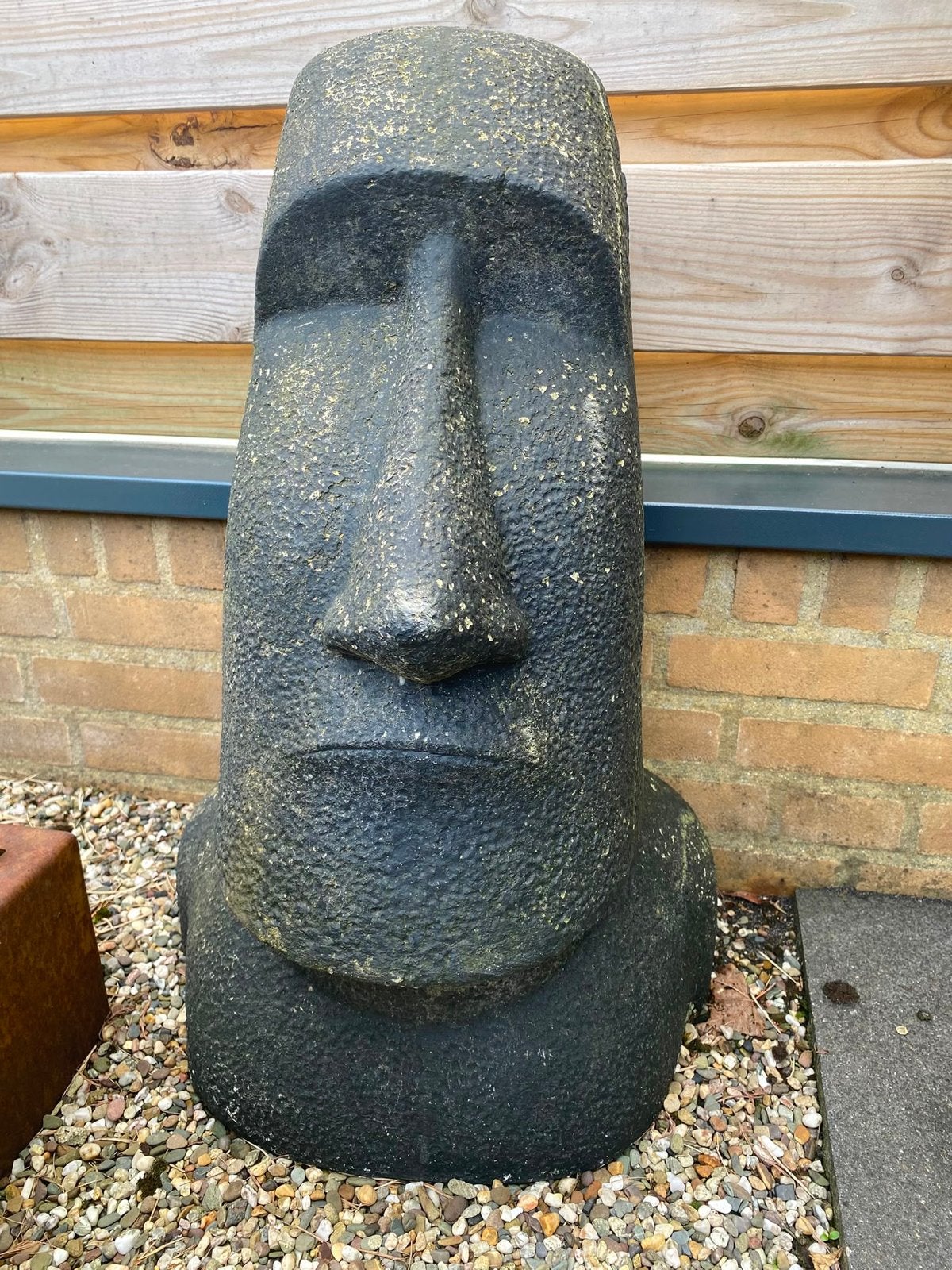 Grote Moai Paasbeeld Tuinbeeld Paaseiland Beeld, Ophalen, Gebruikt, Beton, Abstract beeld