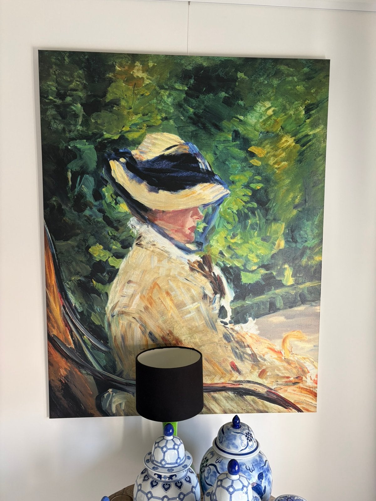 Hele grote print op canvas van Edouard Manet, Ophalen