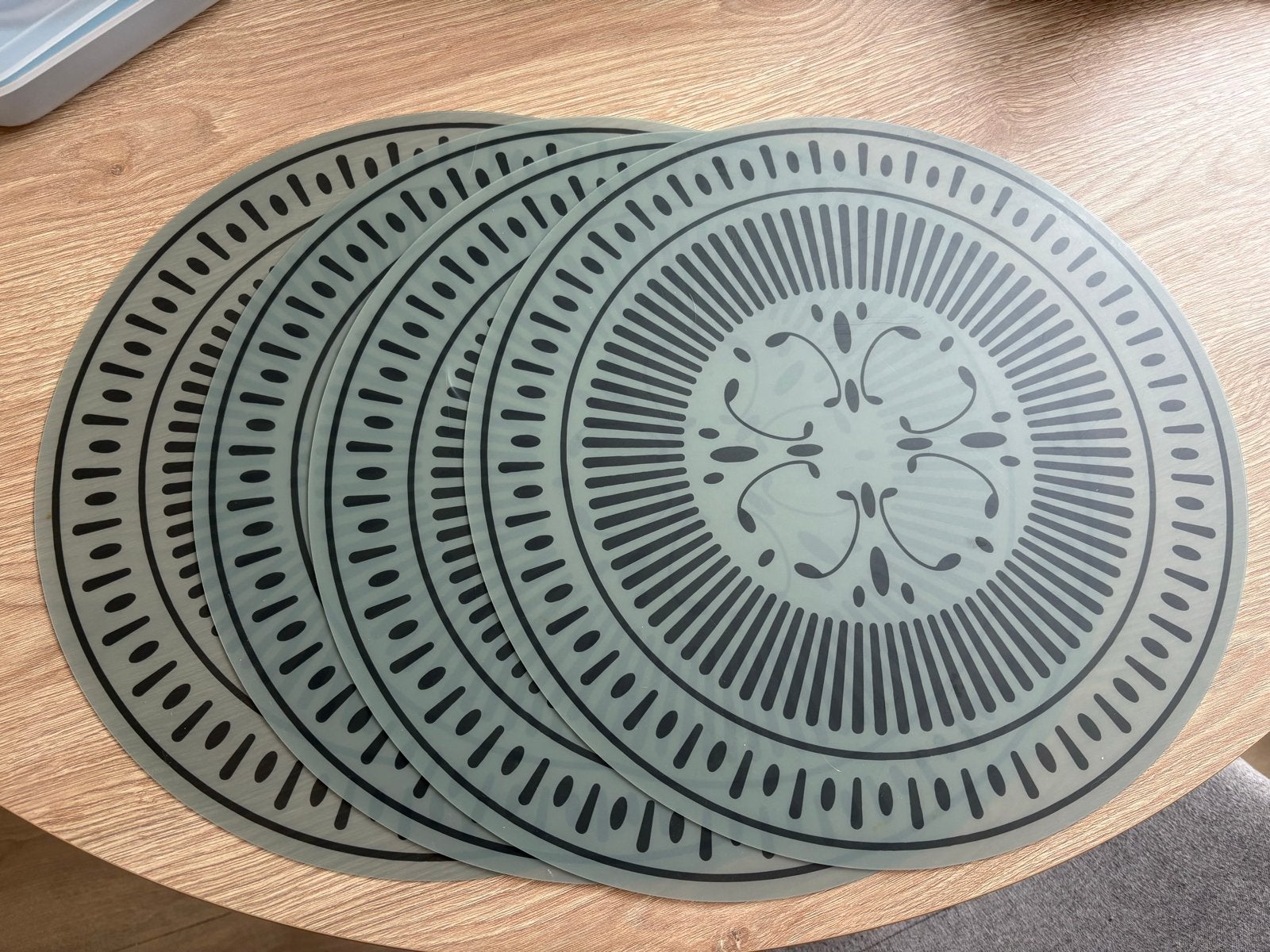 IKEA Tuviris placemats 4 stuks als nieuw, Ophalen, Overige typen, IKEA, Zo goed als nieuw