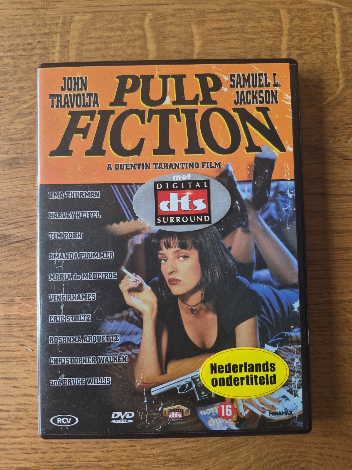 Pulp Fiction DVD - Quentin Tarantino Klassieker, Maffia en Misdaad, Vanaf 16 jaar, Nederlands, Ophalen of Verzenden