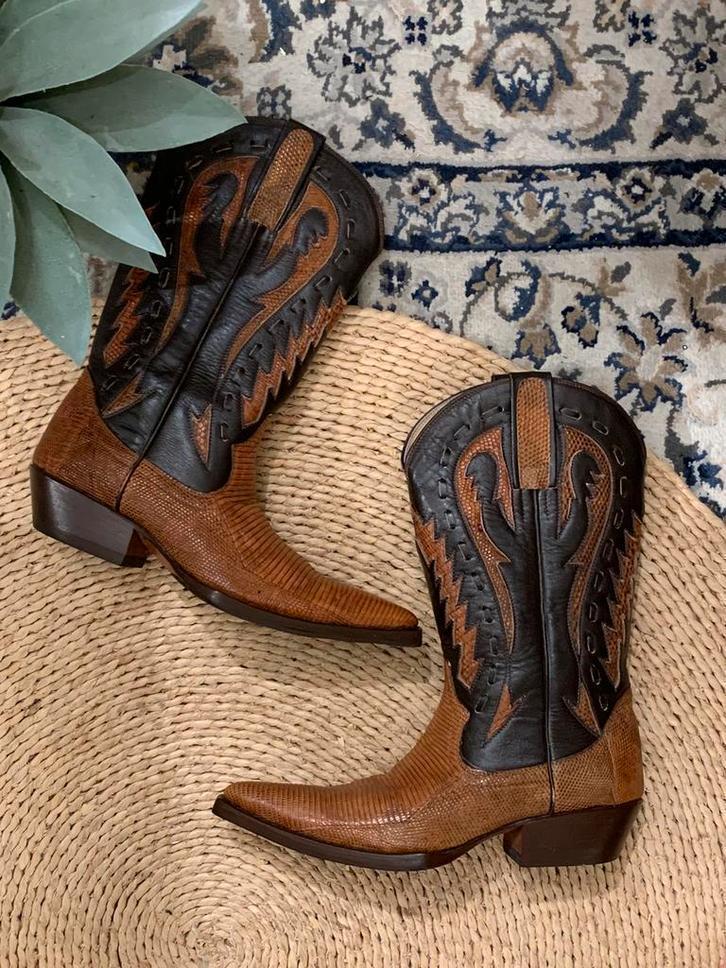 Justin boots cowboylaarzen 37 western boots bohemian laarzen, Kleding | Dames, Niet ingevuld, Hoge laarzen, Bruin, Niet ingevuld
