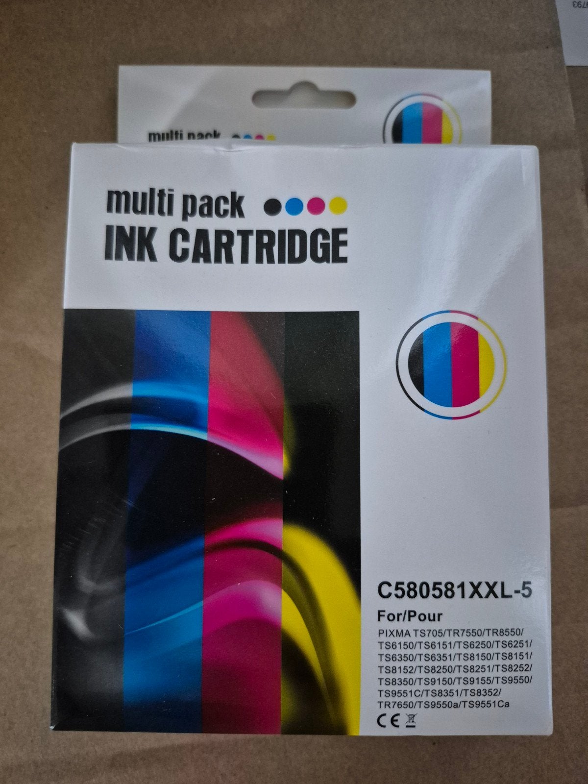 Canon C580581XXL-5 printer cartridges (2 stuks), Ophalen of Verzenden, Nieuw, Cartridge, Canon