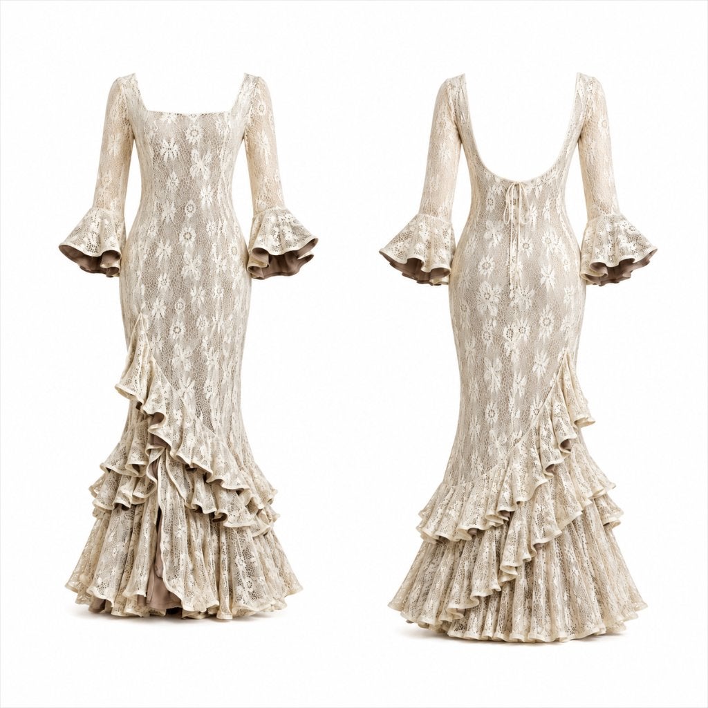 Paco alveraz vintage designer dress maat 36/38, Overige typen, Wit, Ophalen of Verzenden, Maat 36 (S)