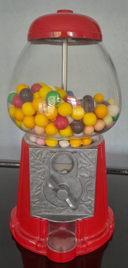 Rode vintage / fifties kauwgomballen automaat, Ophalen, Overige typen