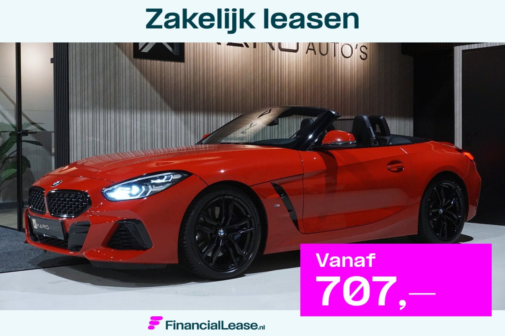 BMW Z4 Roadster M40i HighExec Ed M Sport Led H/K HUD Cam VOL, Dealer onderhouden, Achterwielaandrijving, Gebruikt, Zwart